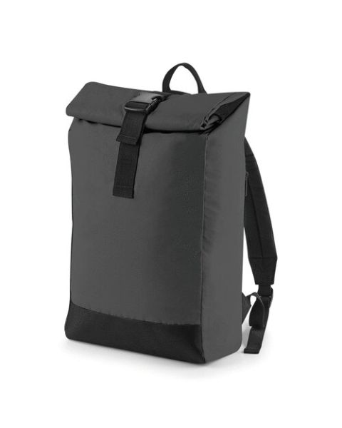 Reflective Roll Top Backpack