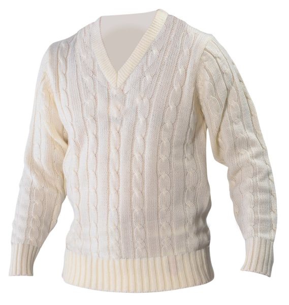Hunts Cable Knit Cricket Sweater