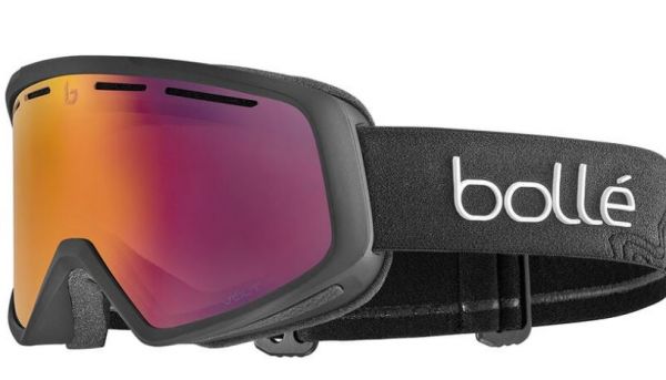 Bolle Cascade Unisex Ski Goggle Black Ruby LensVolt