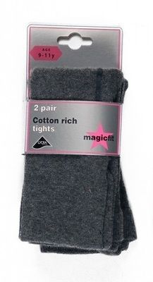 Magicfit Cotton 2pk Tights Grey