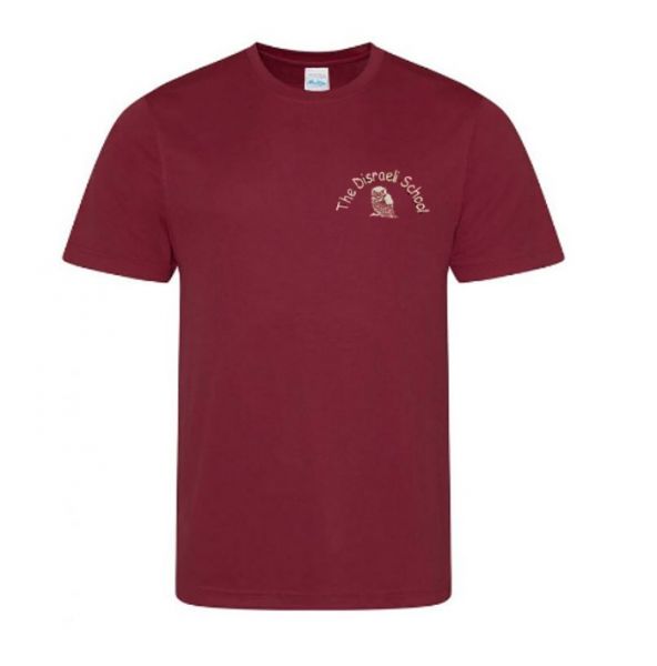 Disraeli PE T-shirt Burgundy