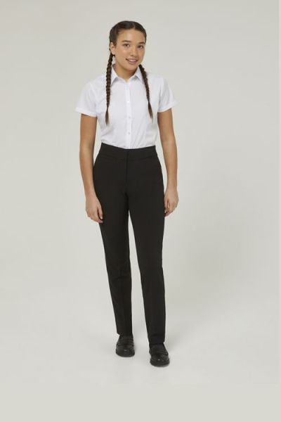 Trutex GTI SNR Girls TwinPocket Slim Style Trouser Black