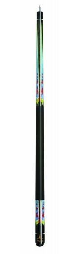 PowerGlide Pool Cue Psychedelic 2 Piece 10mm
