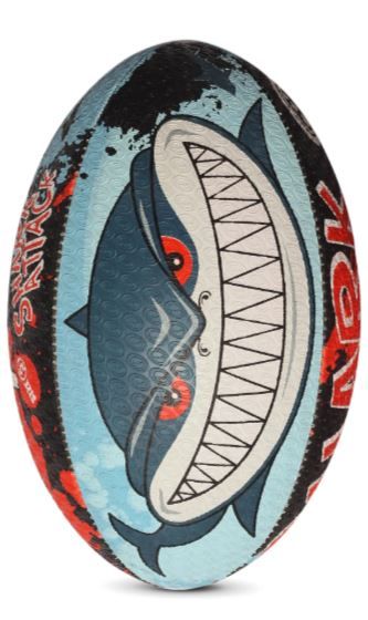 Shark Attack Rugby Ball