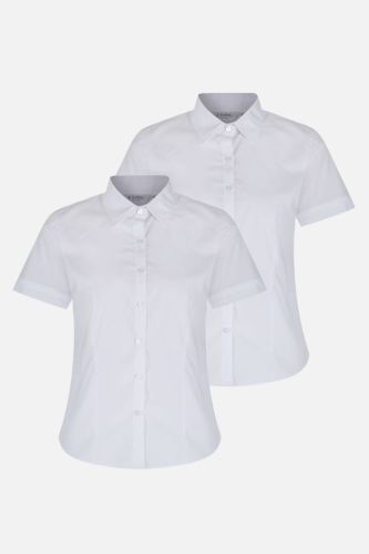 Trutex 2PK Non Iron S/S Fitted Blouse