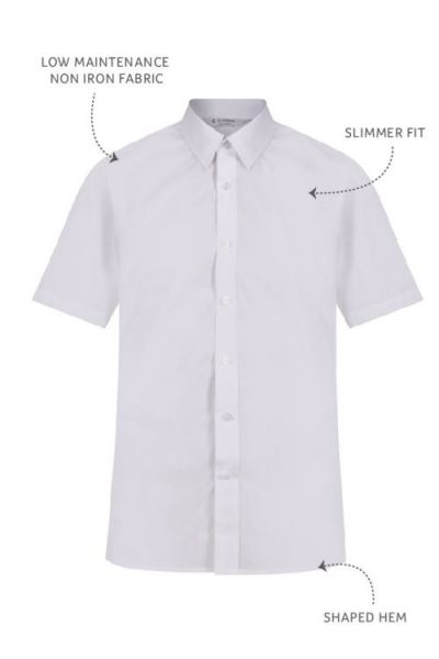 Trutex Slimfit Boys S/Shirts 2 Pk